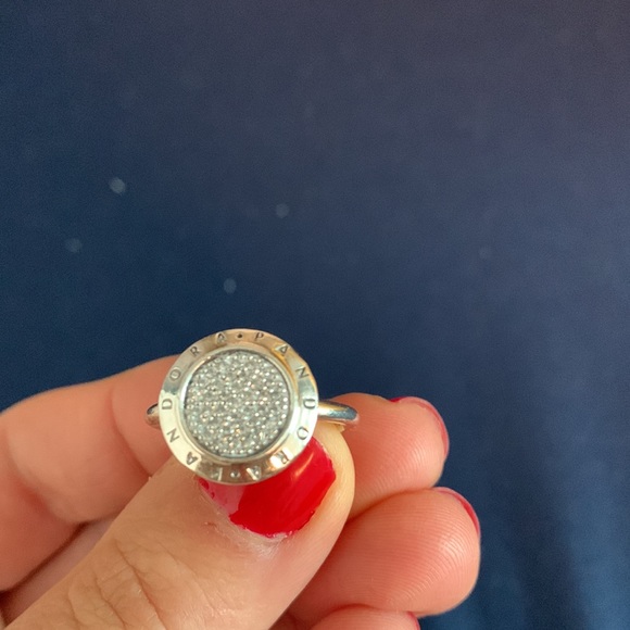 Pandora Logo Pavè Ring - Picture 5 of 6